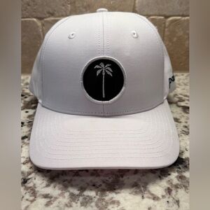 Like New Men’s Local Performance Snapback White Palm Tree Hat